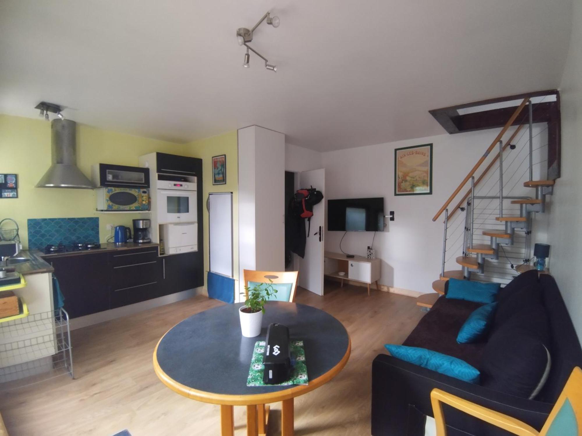 Duplex 2 Personnes, Apartment อิกซ์เลส์แบ็งส์ ภายนอก รูปภาพ